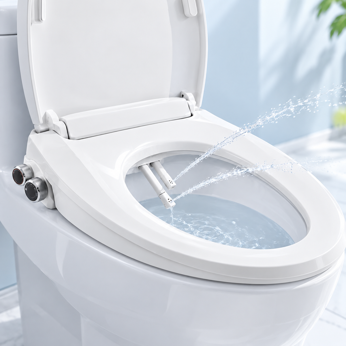 Fresh Comfort dual-nozzle rear and feminine bidet wash